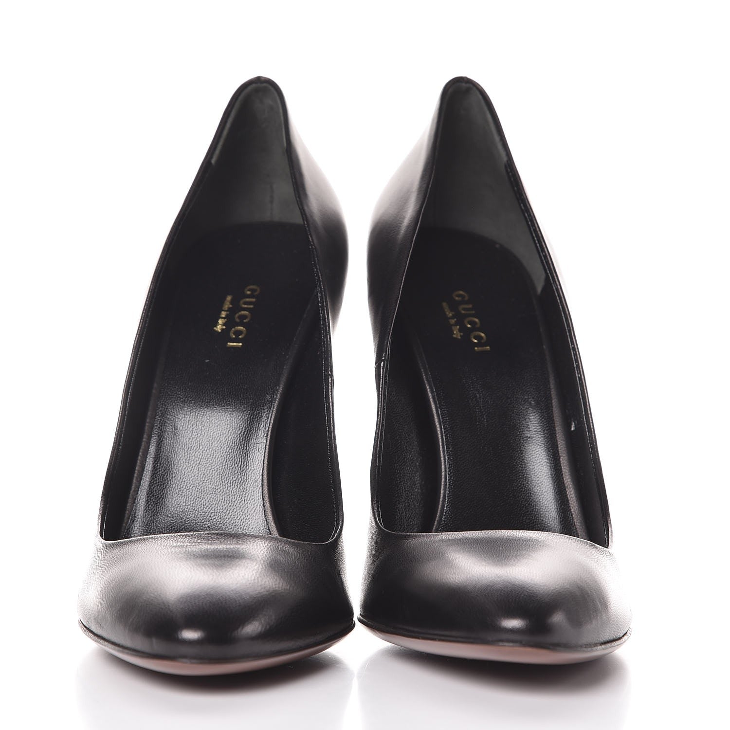Gucci Nappa Horsebit High Heel Pumps 38 Black 2 of 9