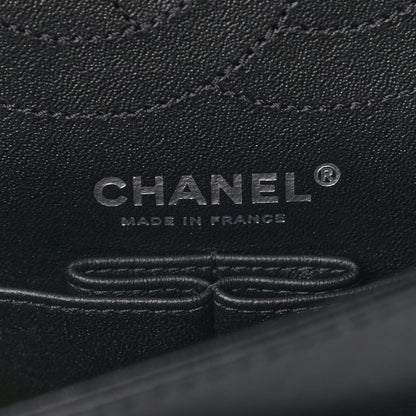 Chanel Sheepskin Chevron Quilted Studded 2.55 Reissue 225 Flap Black 5 of 11