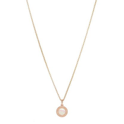 Bulgari 18K Rose Gold Mother of Pearl BVLGARI BVLGARI Pendant Necklace 1 of 4