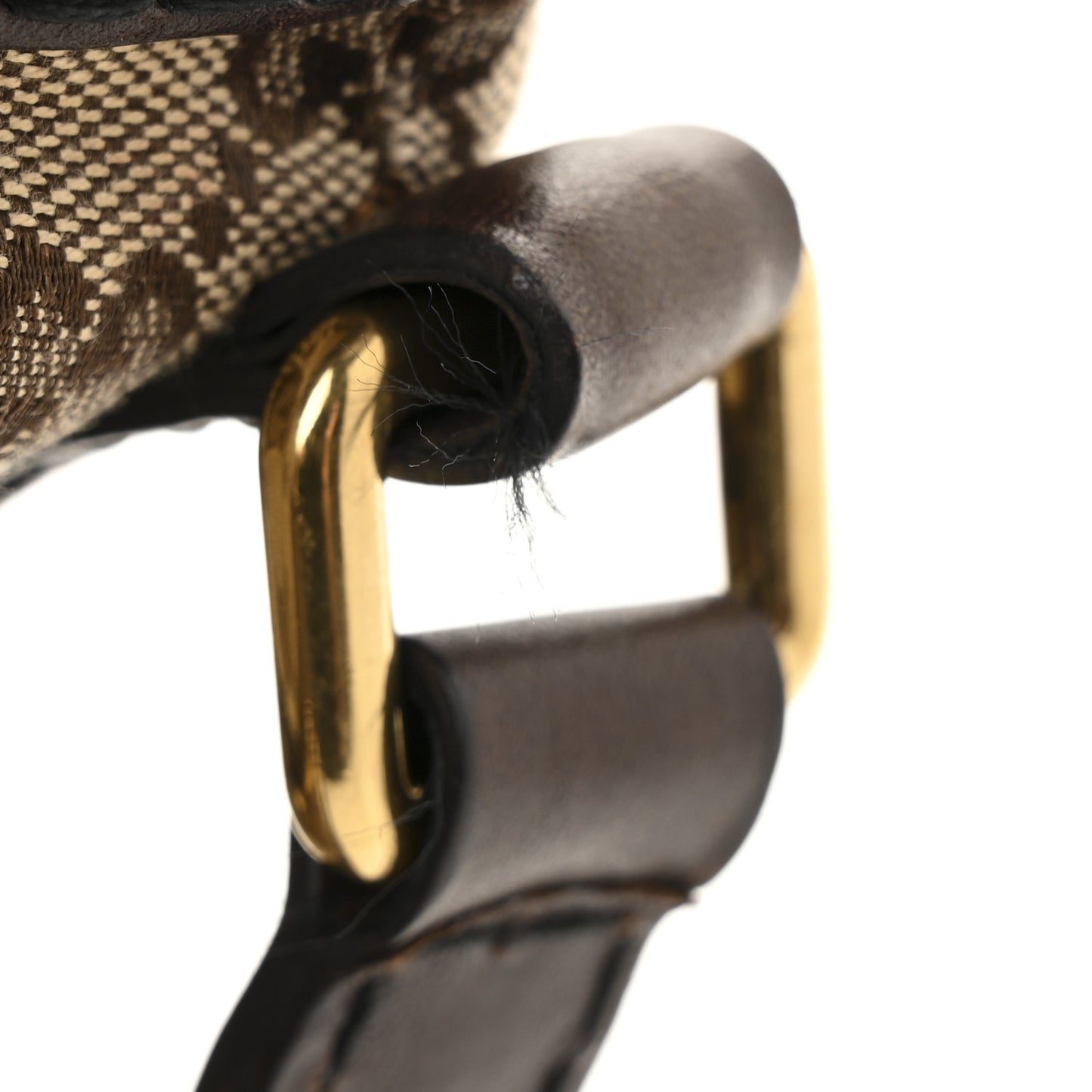 Monogram Medium Jockey Tote Dark Brown