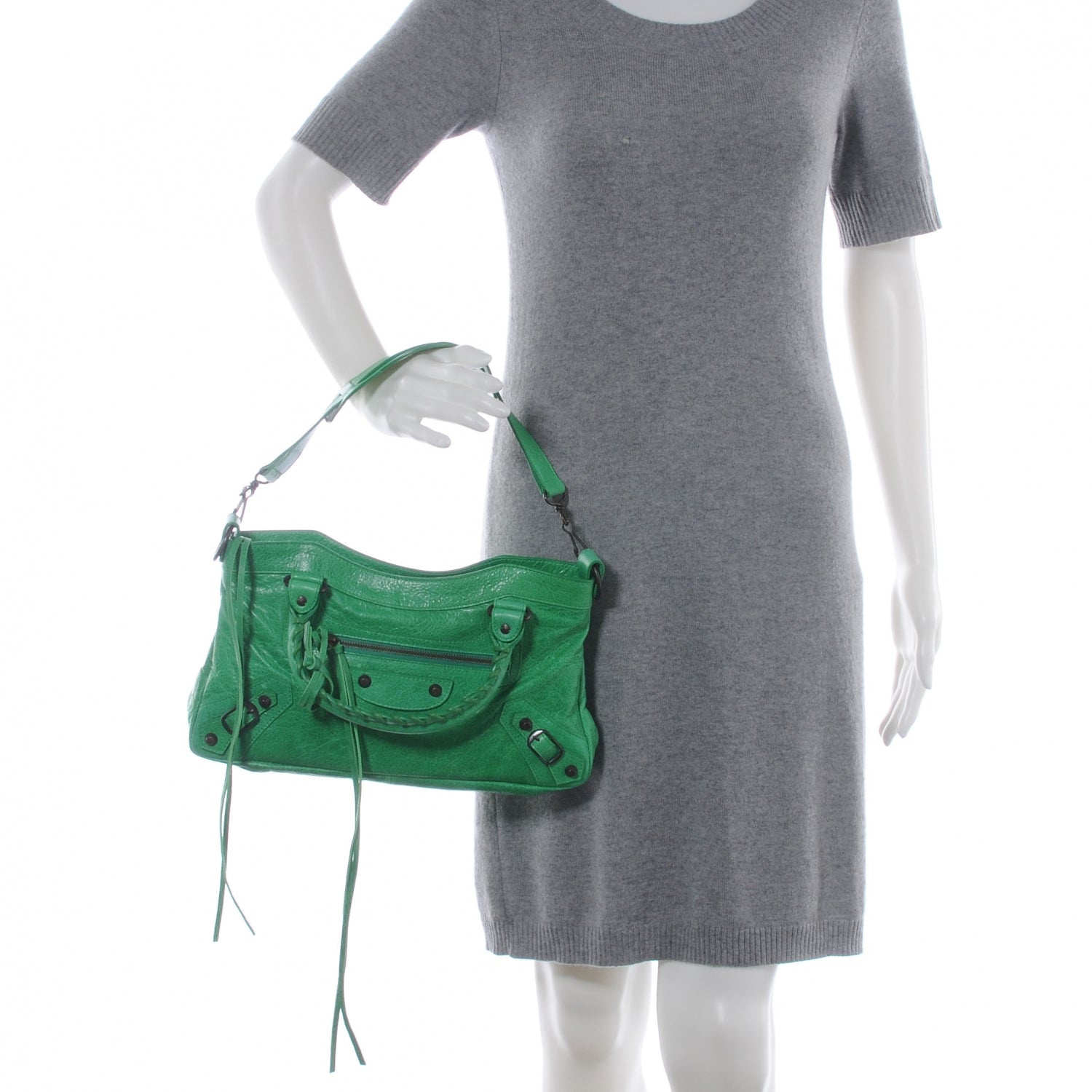 Balenciaga Agneau First Vert Poker 2 of 7