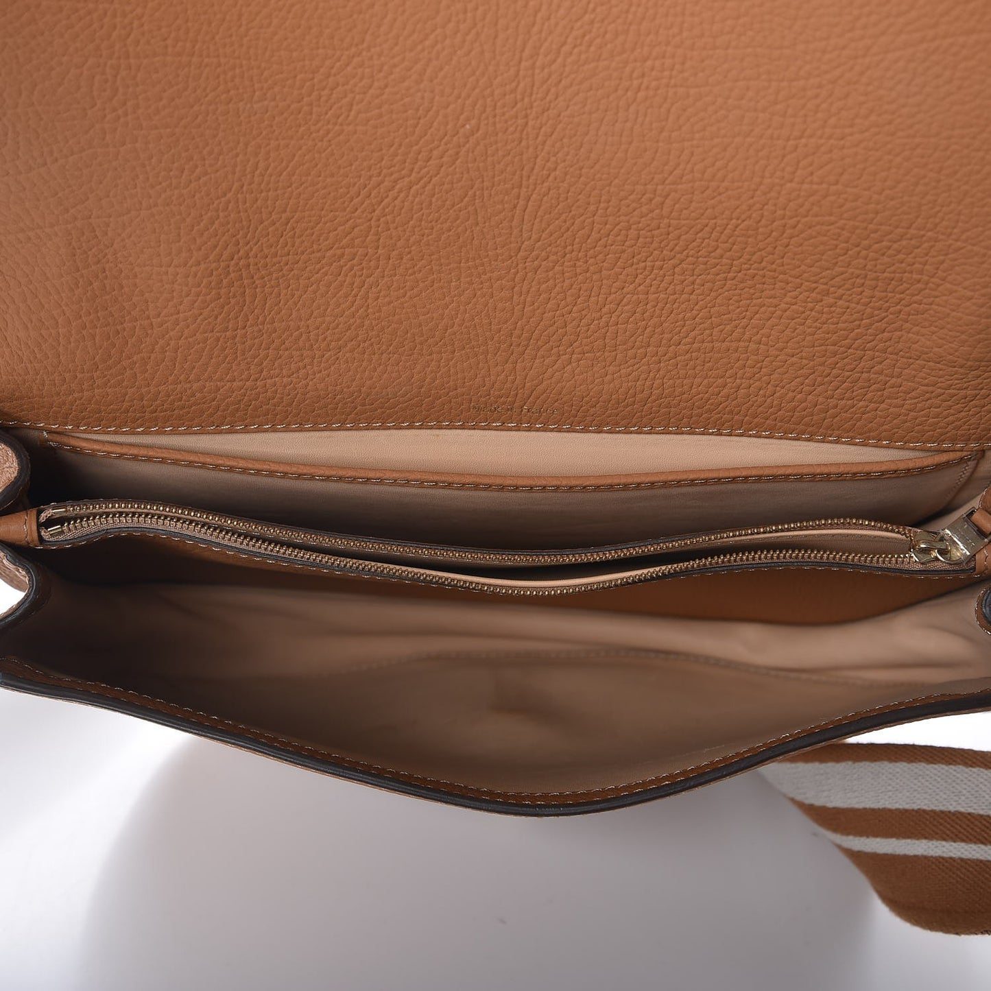 Crispy Calfskin Le Mutin Saddle Bag Vegetal