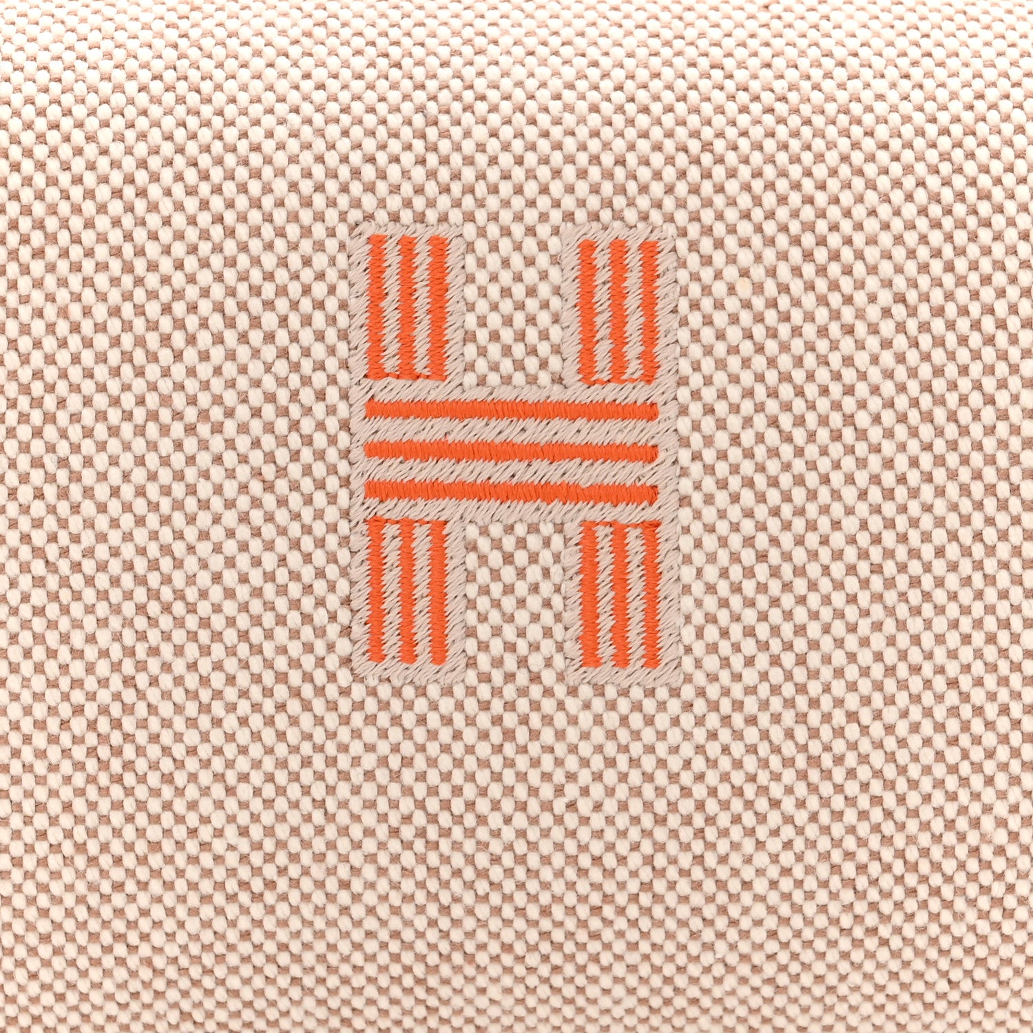 Hermes Canvas Small Bride-A-Brac Pouch Natural Orange 7 of 10