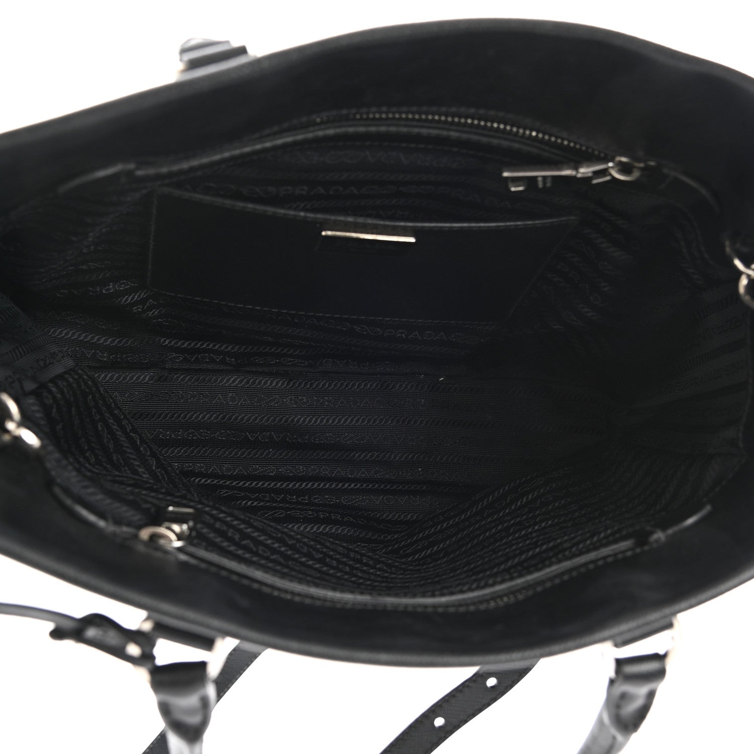 Prada Saffiano Shopping Tote Black 5 of 11