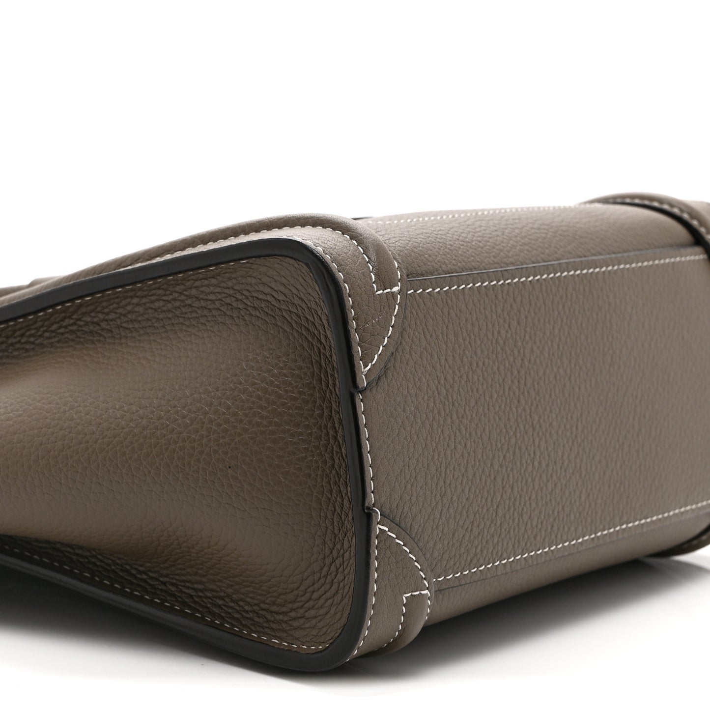 Drummed Calfskin Nano Luggage Souris