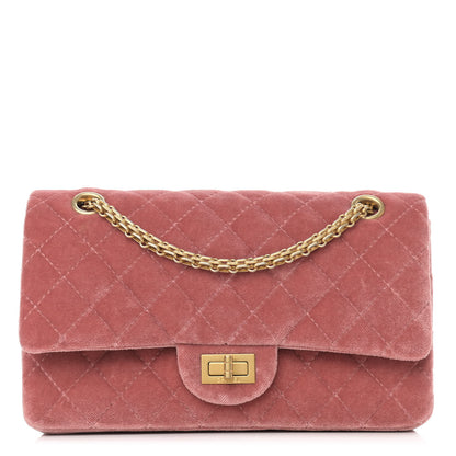 Chanel Velvet Quilted 2.55 Reissue 225 Flap Pink 1 of 10