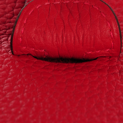 Hermes Taurillon Clemence Evelyne III PM Rouge Casaque 7 of 9