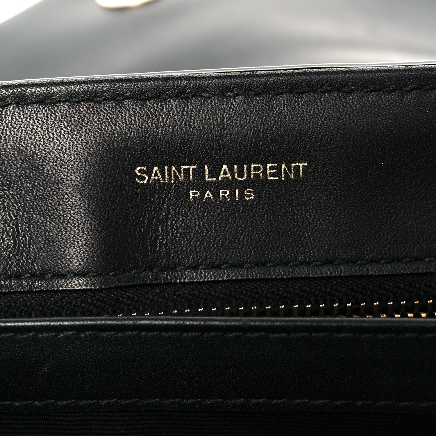 Saint Laurent Patent Y Quilted Monogram Toy Loulou Crossbody Bag Black 6 of 11