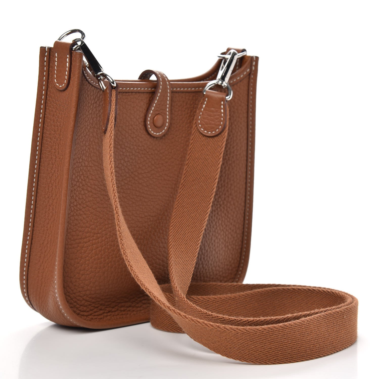Hermes Taurillon Clemence Evelyne TPM Gold 3 of 10