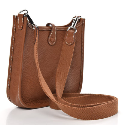 Hermes Taurillon Clemence Evelyne TPM Gold 3 of 10