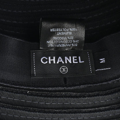 Chanel Cotton Viscose CC Bucket Hat M Black 8 of 8