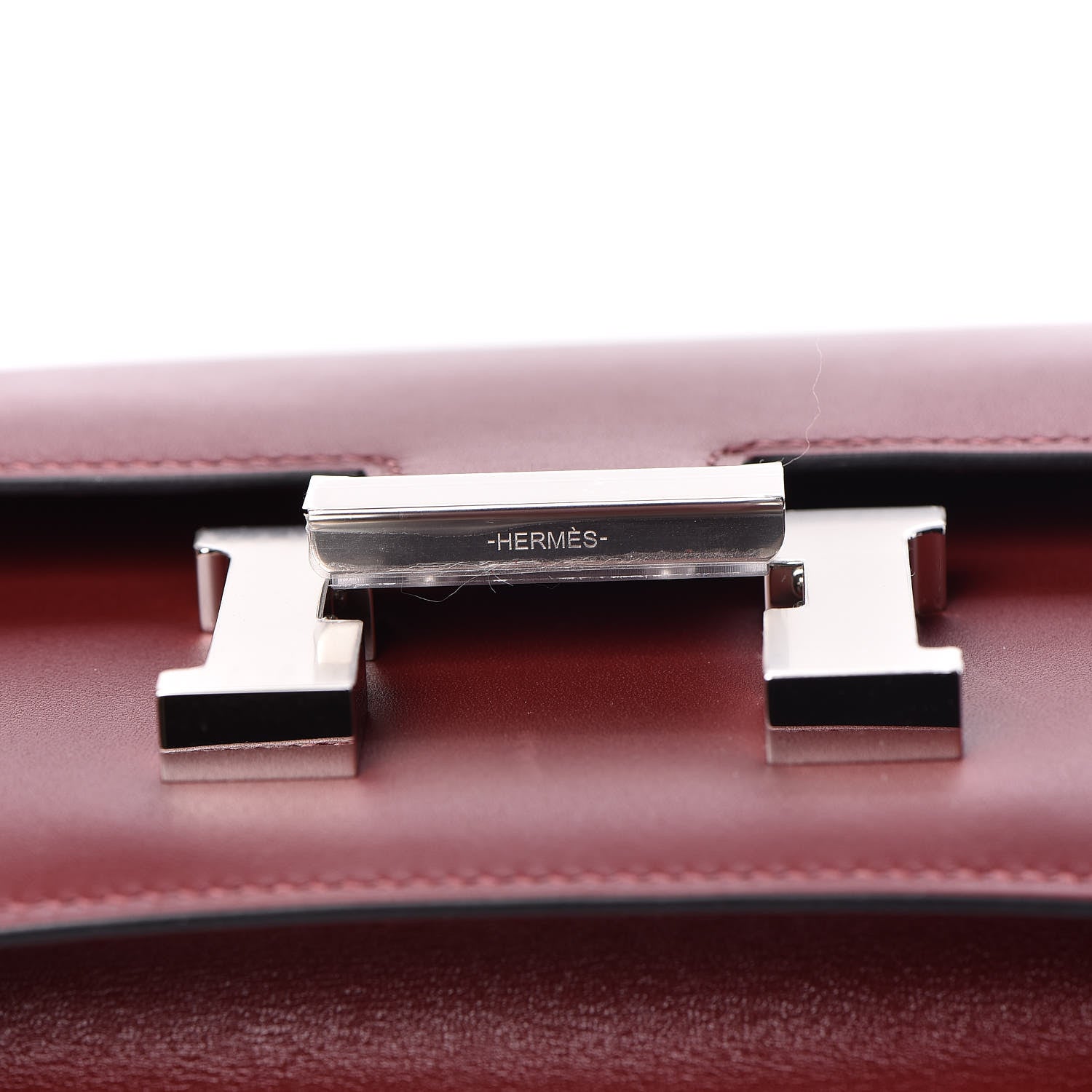 Hermes Veau Monsieur Constance 18 Rouge H 17 of 21