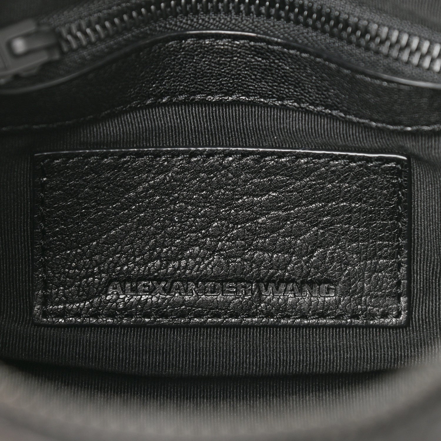 Alexander Wang Pebbled Lambskin Mini Rockie Black Matte Bronze Black Hardware 6 of 8