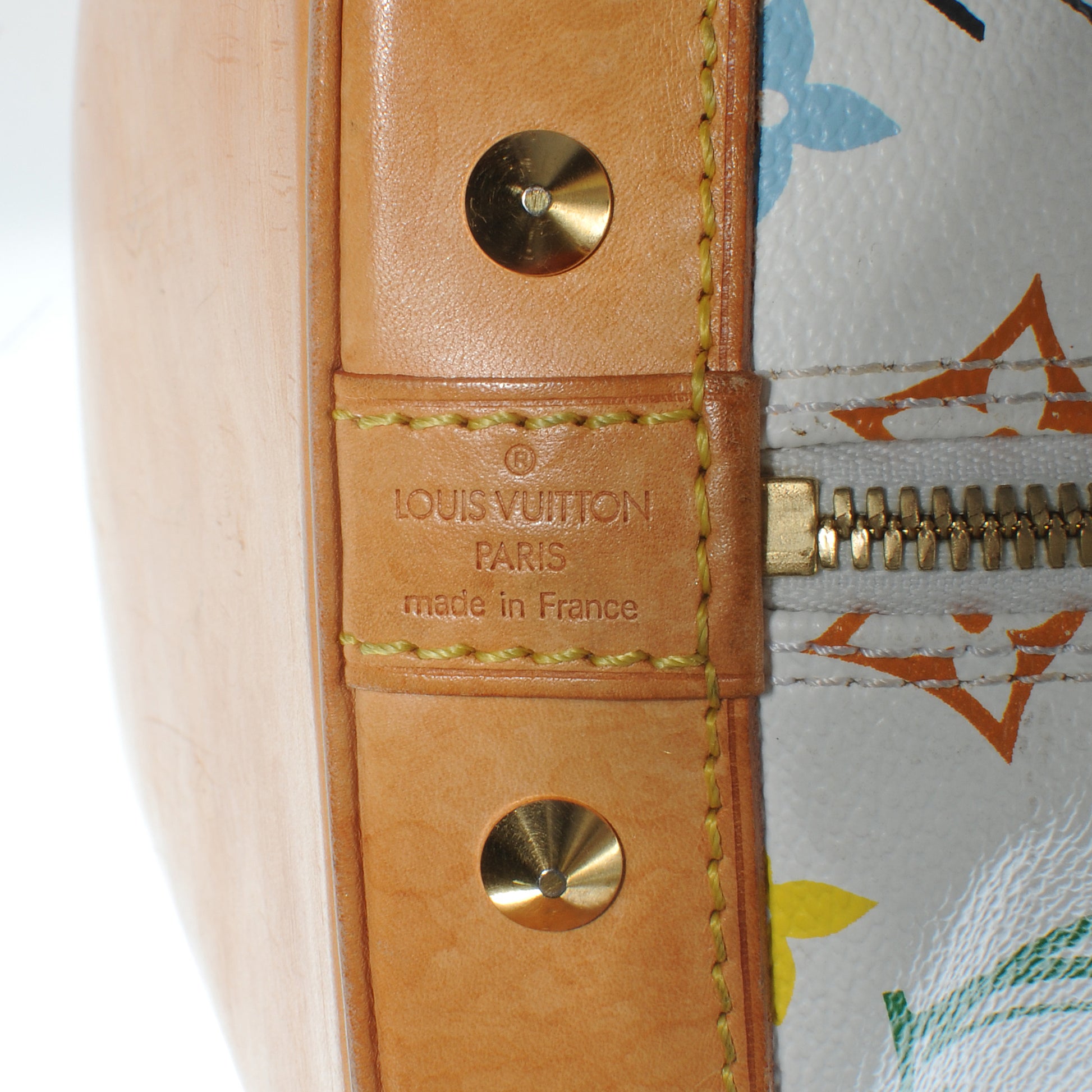 Louis Vuitton Monogram Multicolor Alma White 6 of 8