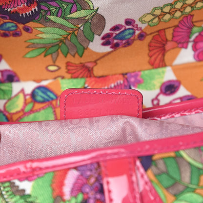 Christian Dior Canvas Floral Saddle Bag Multicolor 7 of 10