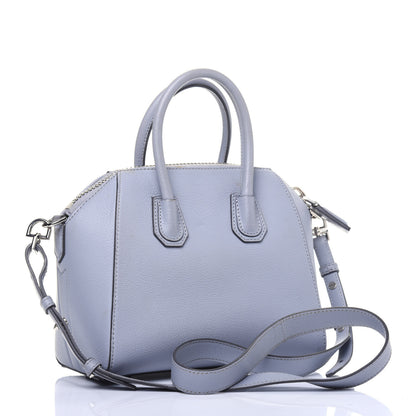 Givenchy Sugar Goatskin Mini Antigona Grey Blue 3 of 26