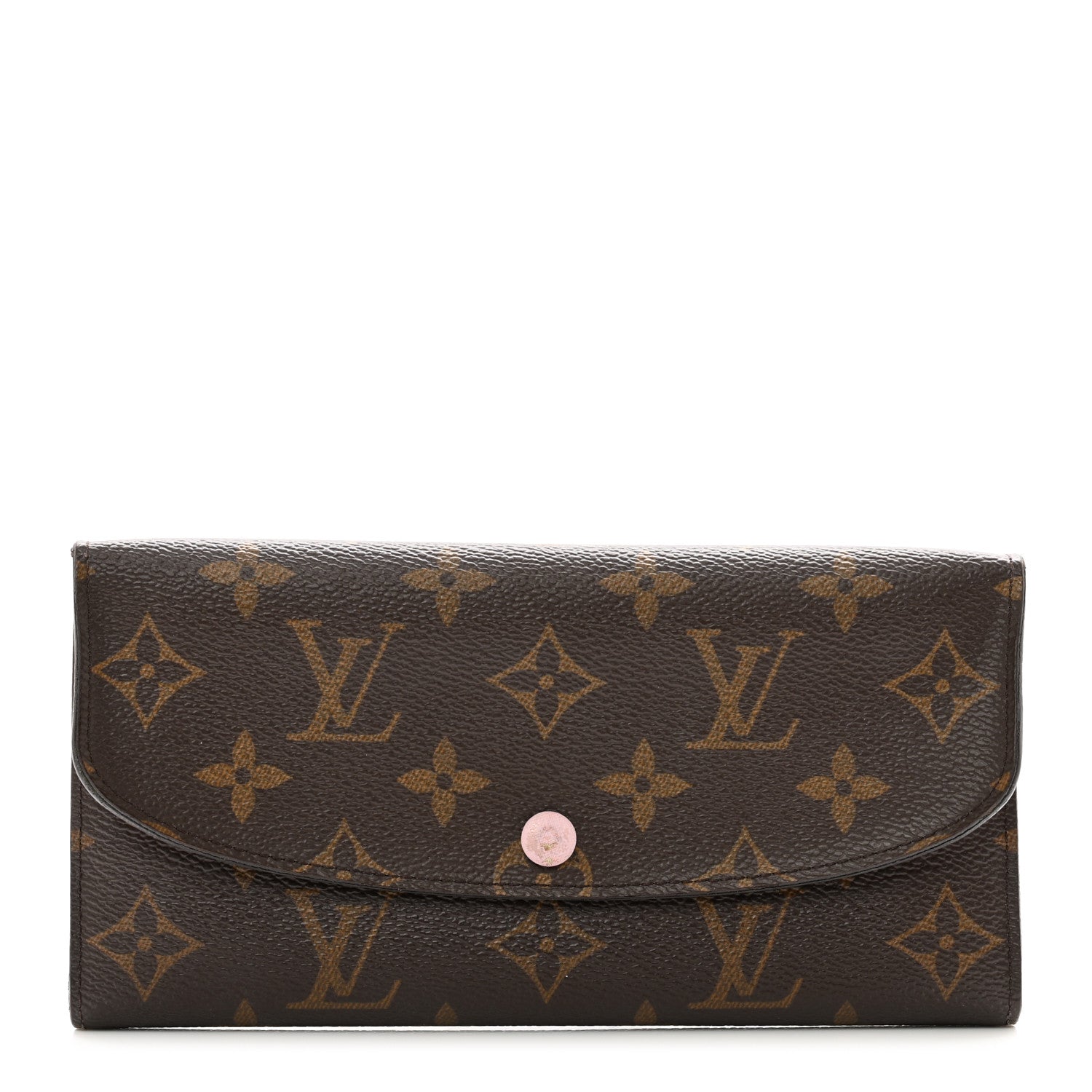 Louis Vuitton Monogram Emilie Wallet Rose Ballerine 1 of 8