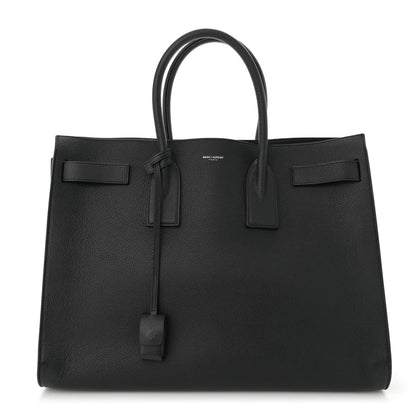 Saint Laurent Calfskin Large Sac de Jour Carryall Black 1 of 13