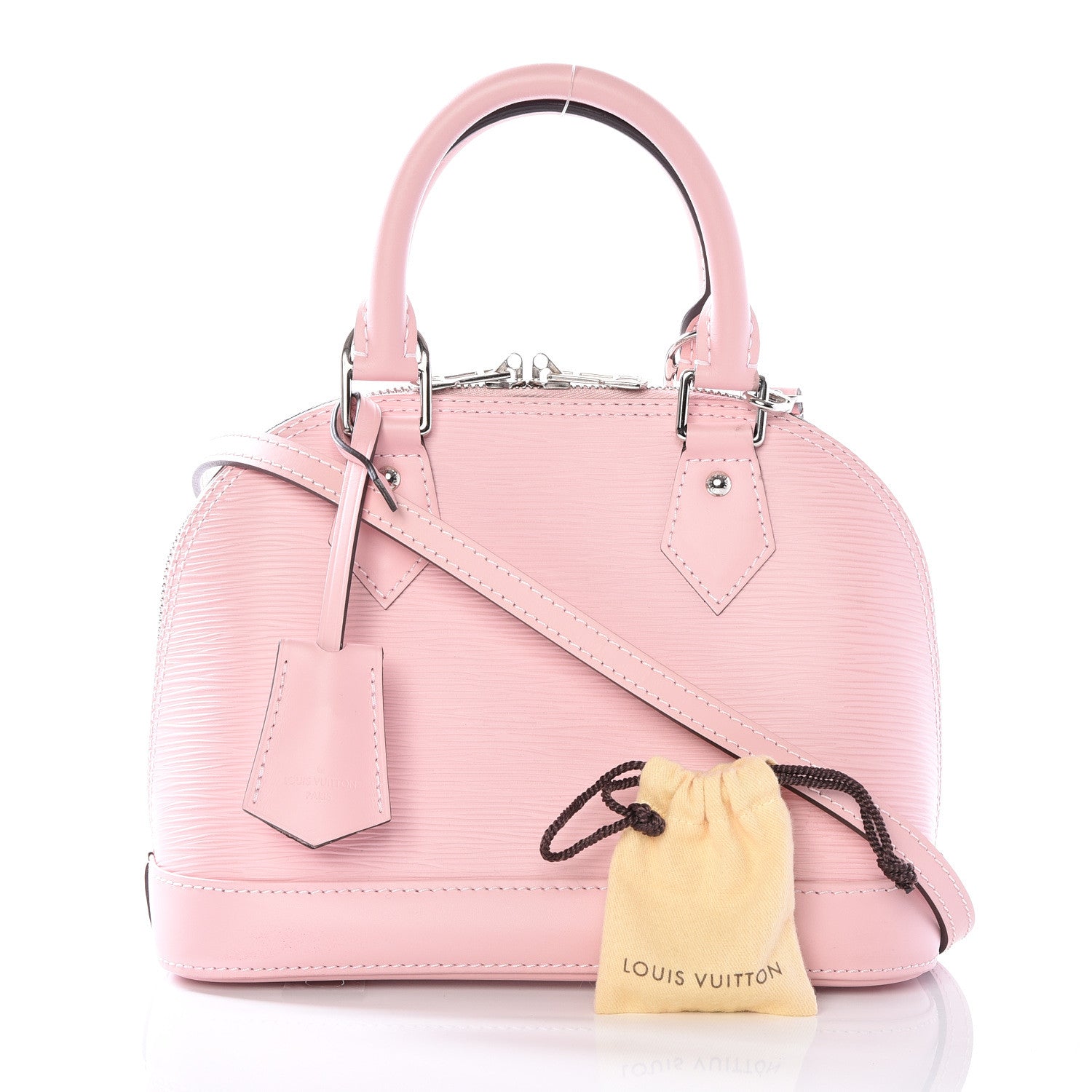 Louis Vuitton Epi Alma BB Rose Ballerine 2 of 13