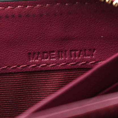 Valentino Garavani Calfskin Rockstud Zip Around Wallet Deep Cyclamin 6 of 9