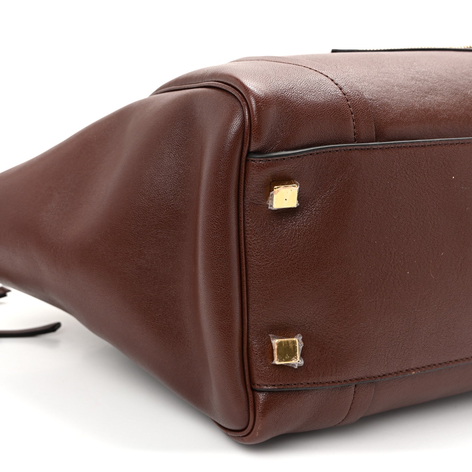 Celine Supple Shiny Lambskin Medium Smiling New Luggage Brick 8 of 9