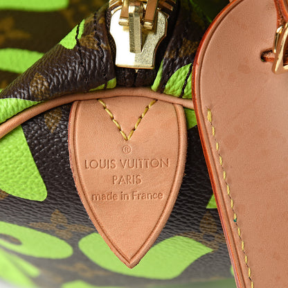 Louis Vuitton Monogram Graffiti Keepall 50 Green 7 of 18
