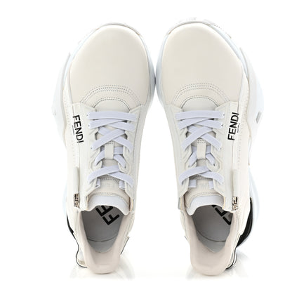 Fendi Vitello Womens Fendi Flow Low Top Sneakers 39.5 Ultra White 5 of 10