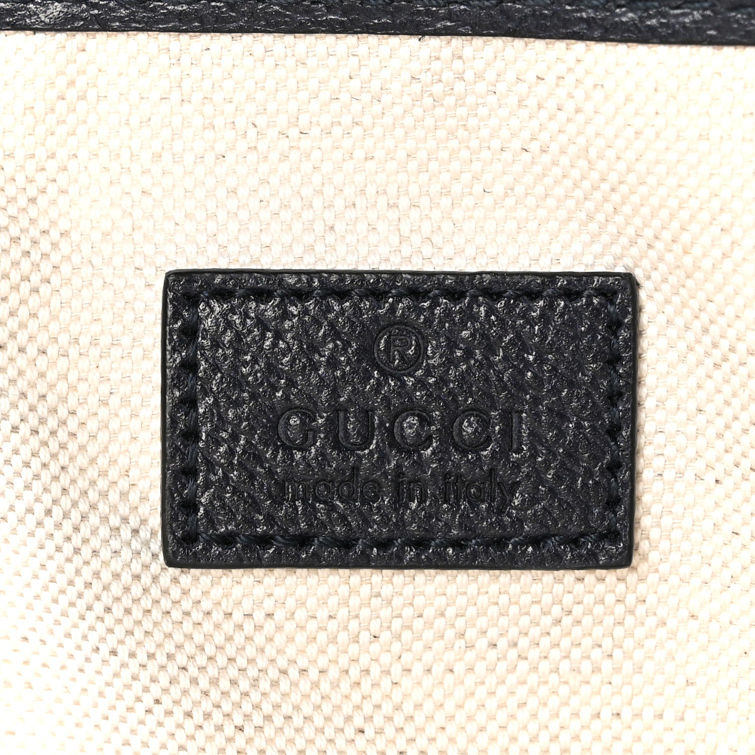 Gucci GG Supreme Monogram Textured Dollar Calfskin Small Ophidia Shoulder Tote Bag Beige Blue 6 of 9