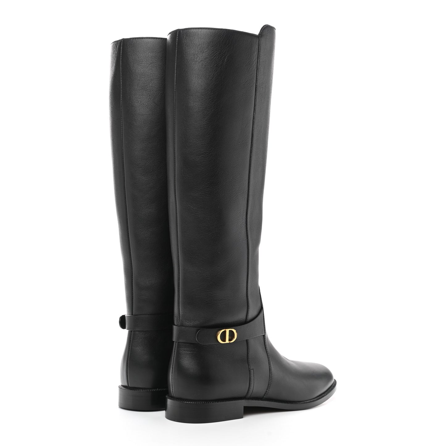 Soft Calfskin Empreinte High Boot 35.5 Black