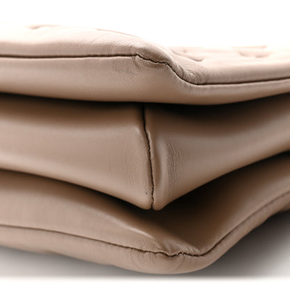 Louis Vuitton Lambskin Embossed Monogram Coussin PM Taupe 9 of 9