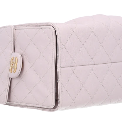 Chanel Caviar Quilted Small Chanel 25 Handbag Lilas Lilac 8 of 10