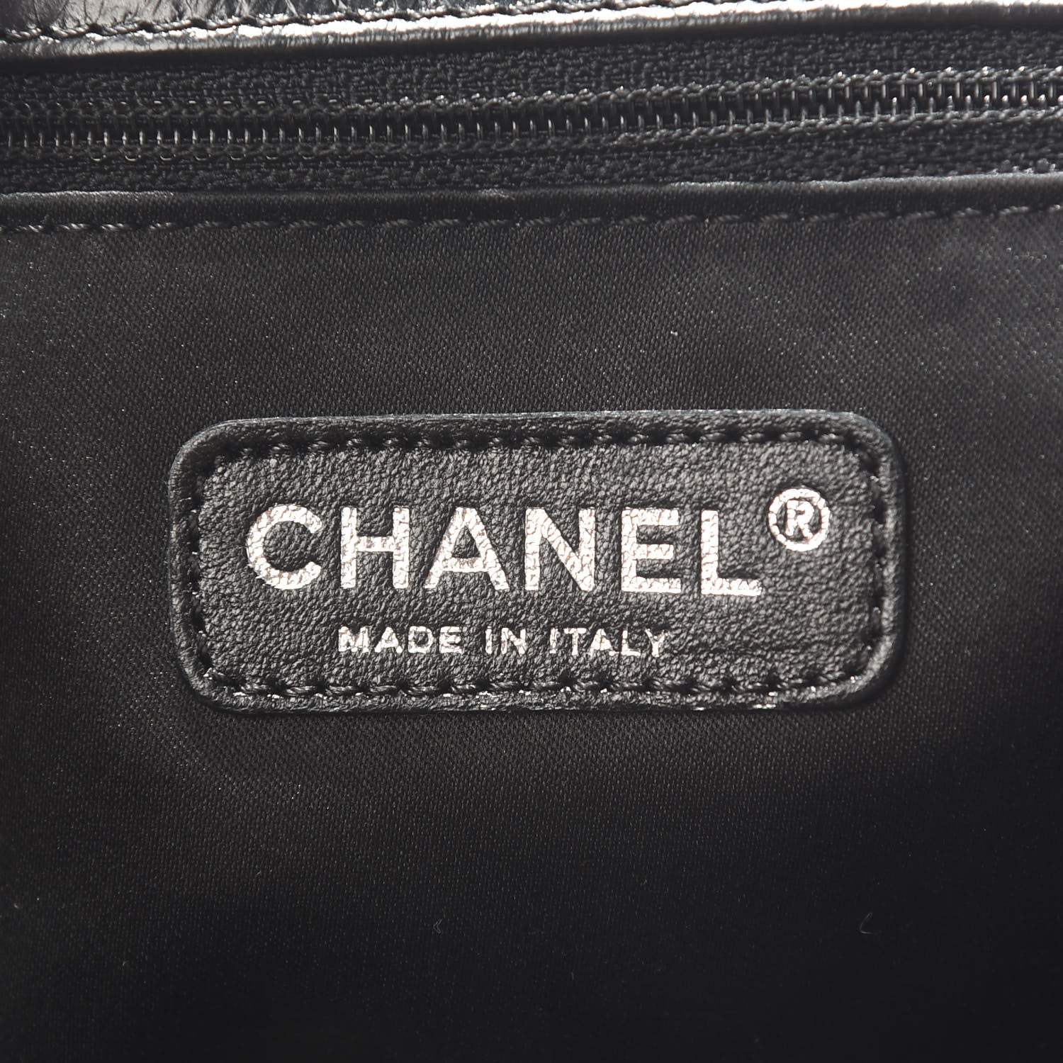 Chanel Glazed Calfskin Twisted Maxi Flap Black 6 of 9