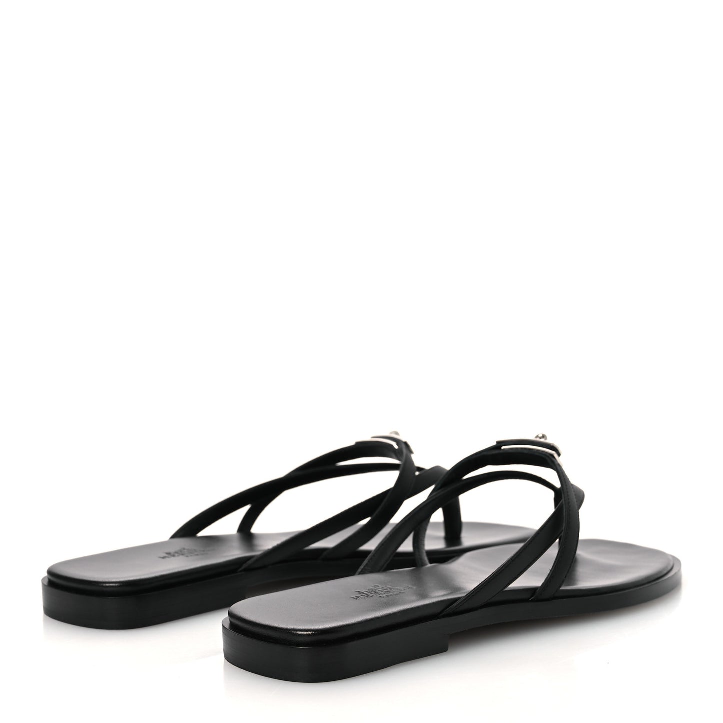 Calfskin Miss Sandals 37 Black