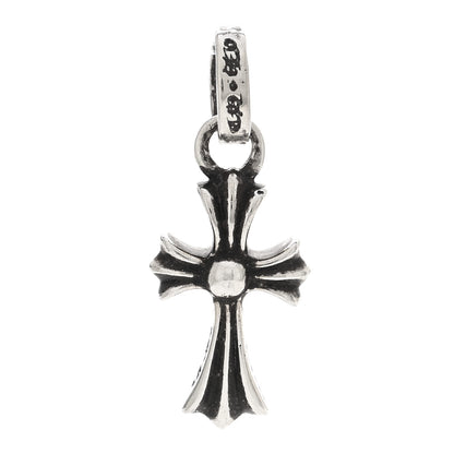 Chrome Hearts Sterling Silver Diamond Baby Fat Cross Pave Pendant 3 of 3