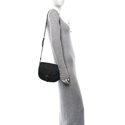 Christian Dior Grained Calfskin Medium Bobby Flap Black 2 of 9