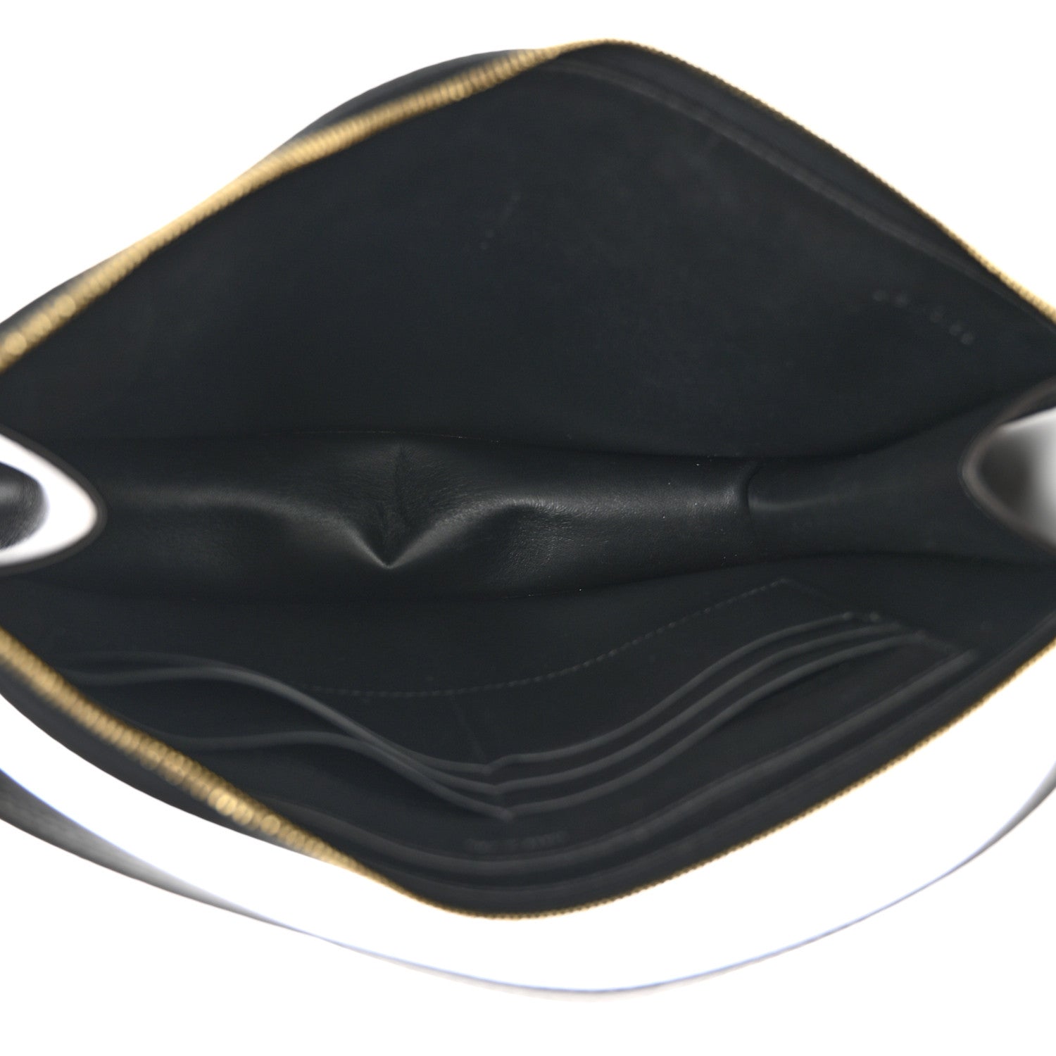 Celine Smooth Calfskin Ring Clutch Black 5 of 10