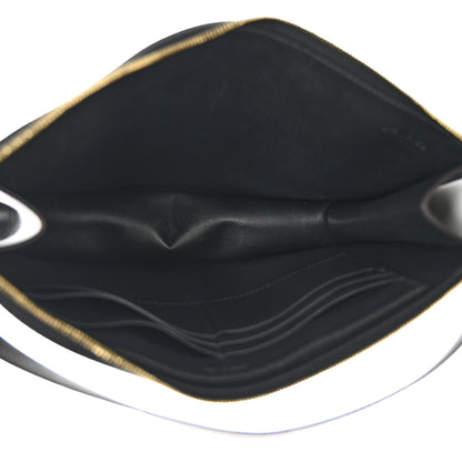 Celine Smooth Calfskin Ring Clutch Black 5 of 10