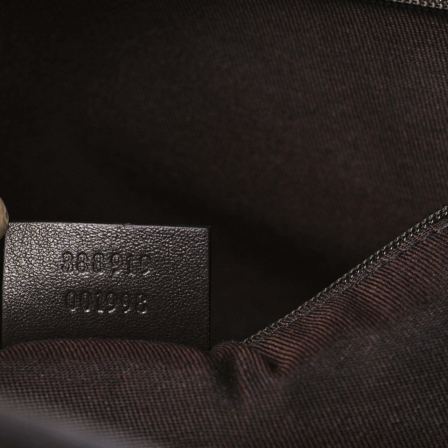 Gucci Monogram Shoulder Bag Dark Brown 7 of 10