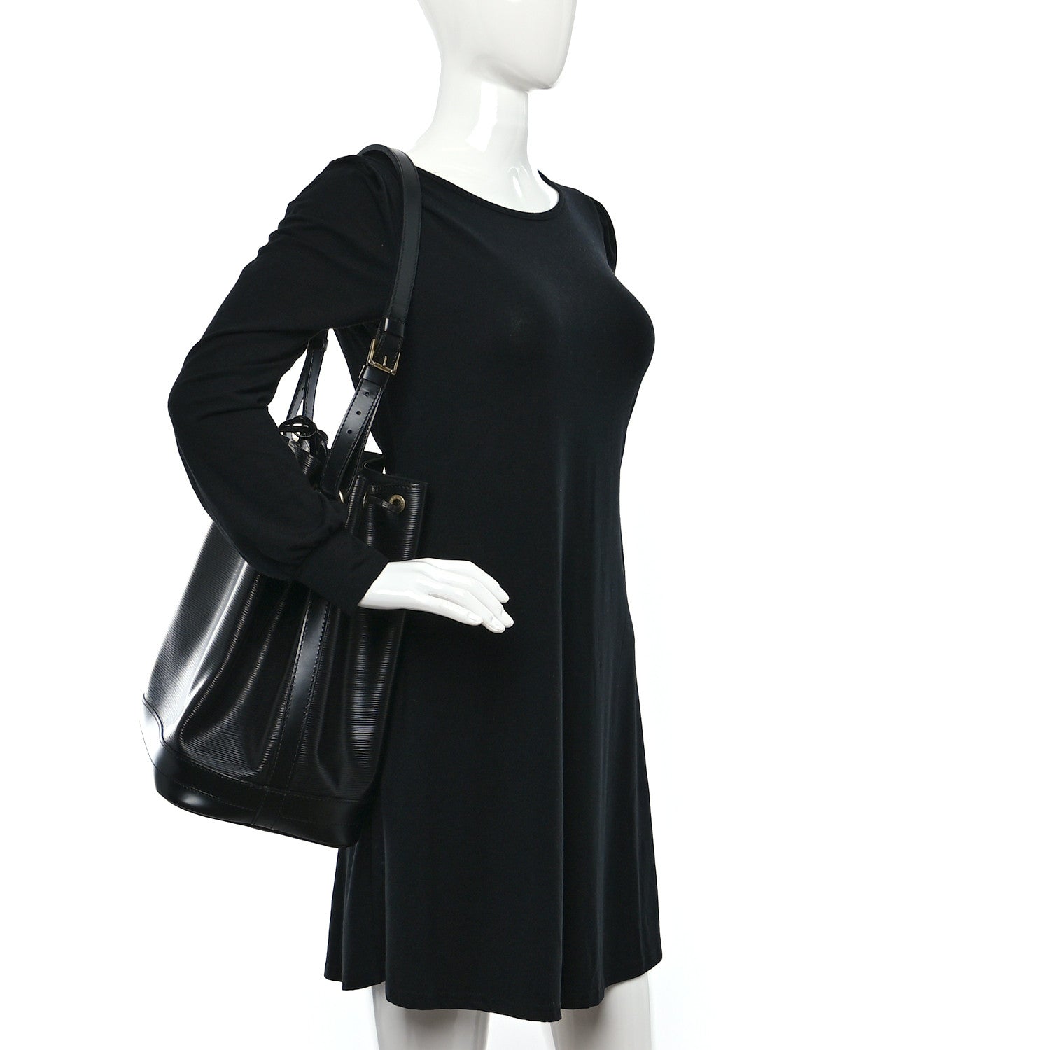 Louis Vuitton Epi Noe Black 3 of 8