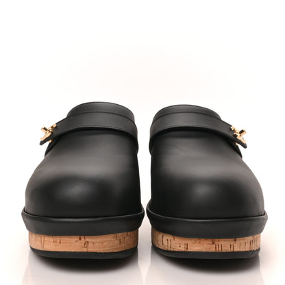 Chanel Calfskin CC Turn Lock Clogs 39 Black 2 of 8