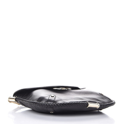 Gucci Calfskin Medium Britt Tassel Shoulder Bag Black 4 of 9