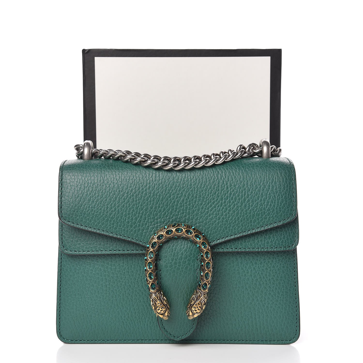 Gucci Calfskin Mini Dionysus Shoulder Bag Emerald 12 of 12