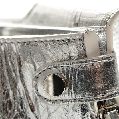 Christian Dior Metallic Calfskin Medium Diorever Flap Silver 15 of 16