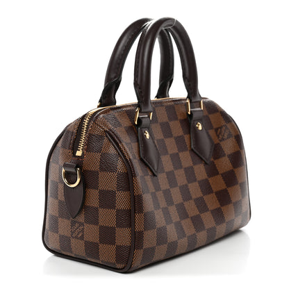 Louis Vuitton Damier Ebene Speedy Bandouliere 20 3 of 9