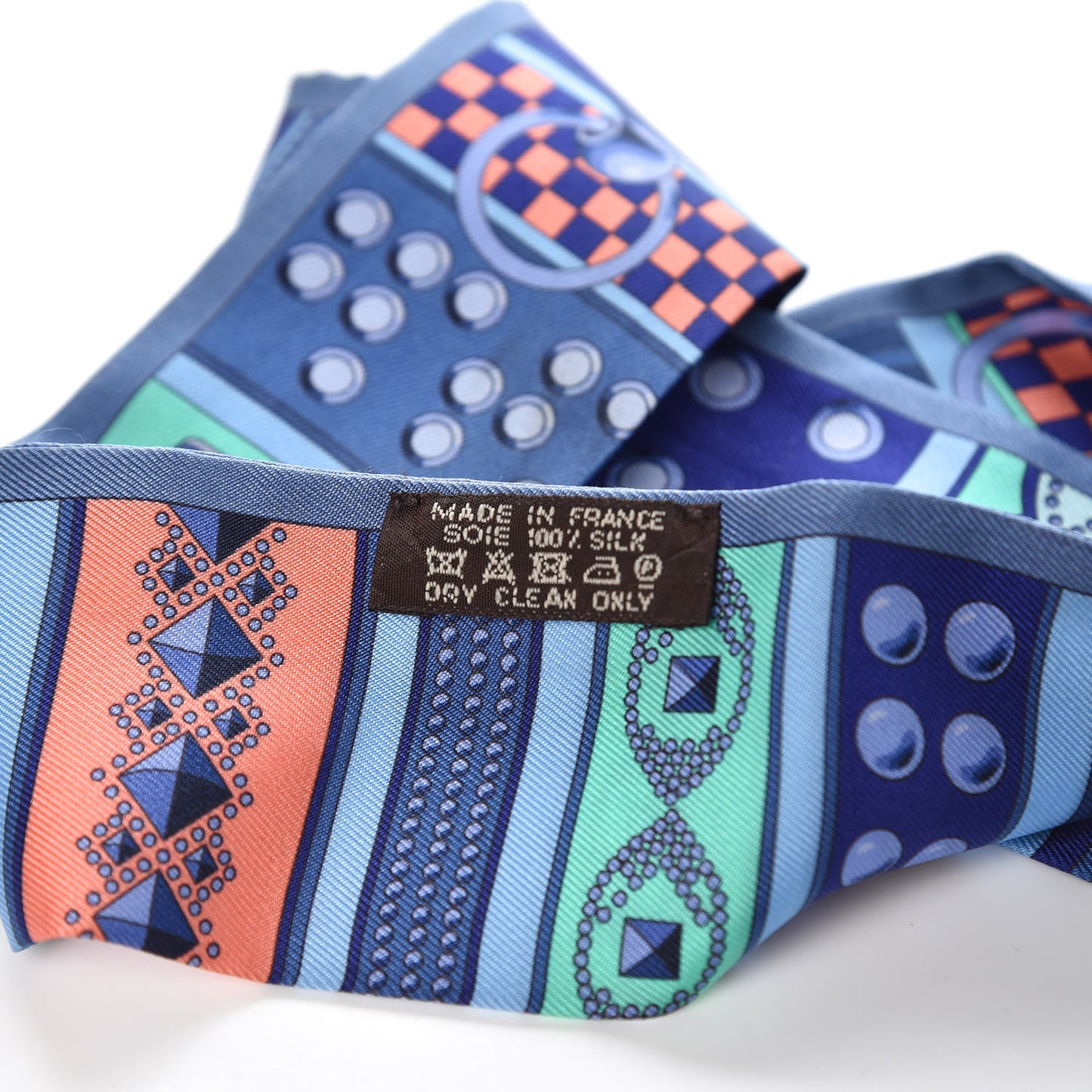 Silk Colliers de Chiens Twilly Blue Jean Vert Coral