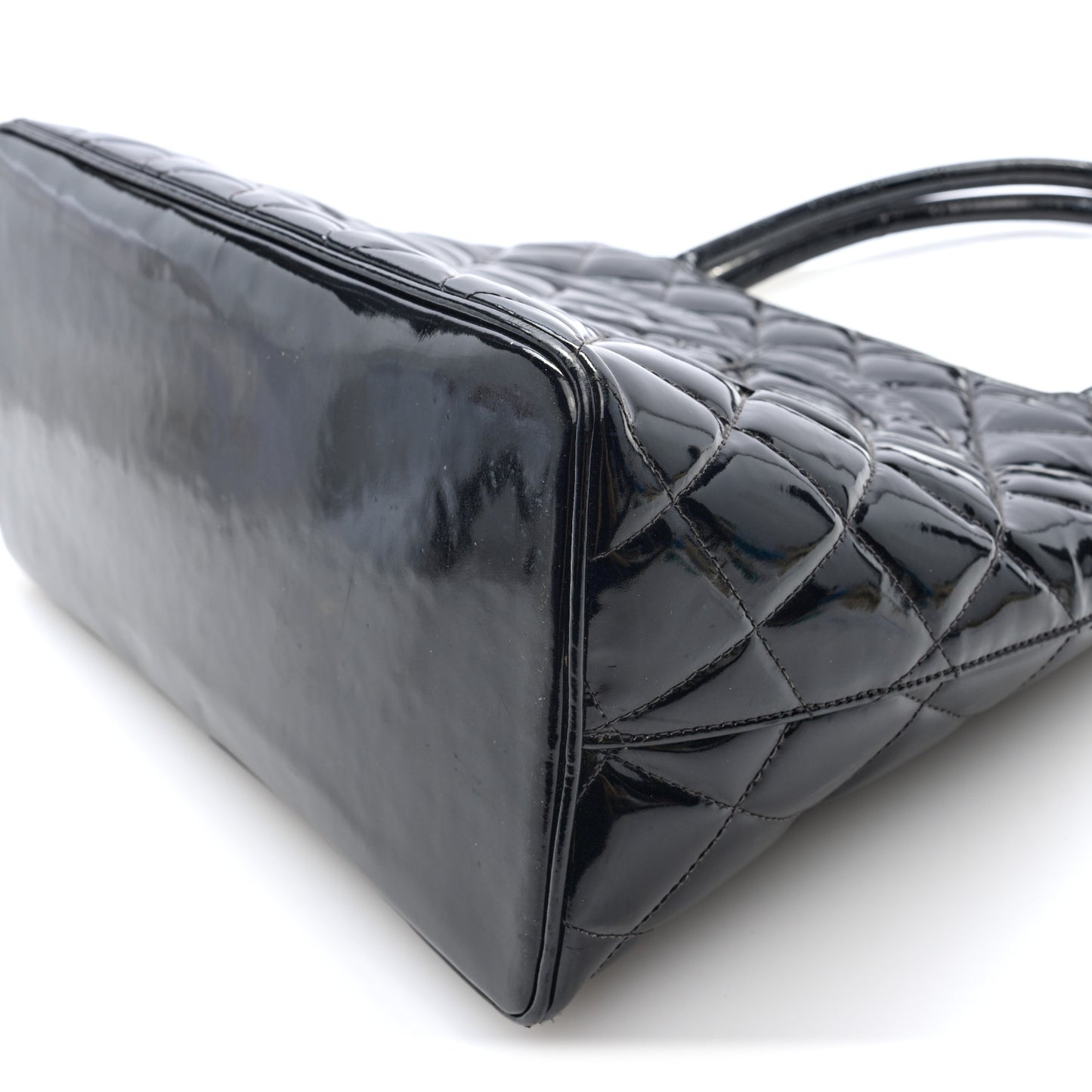 Patent Medallion Tote Black