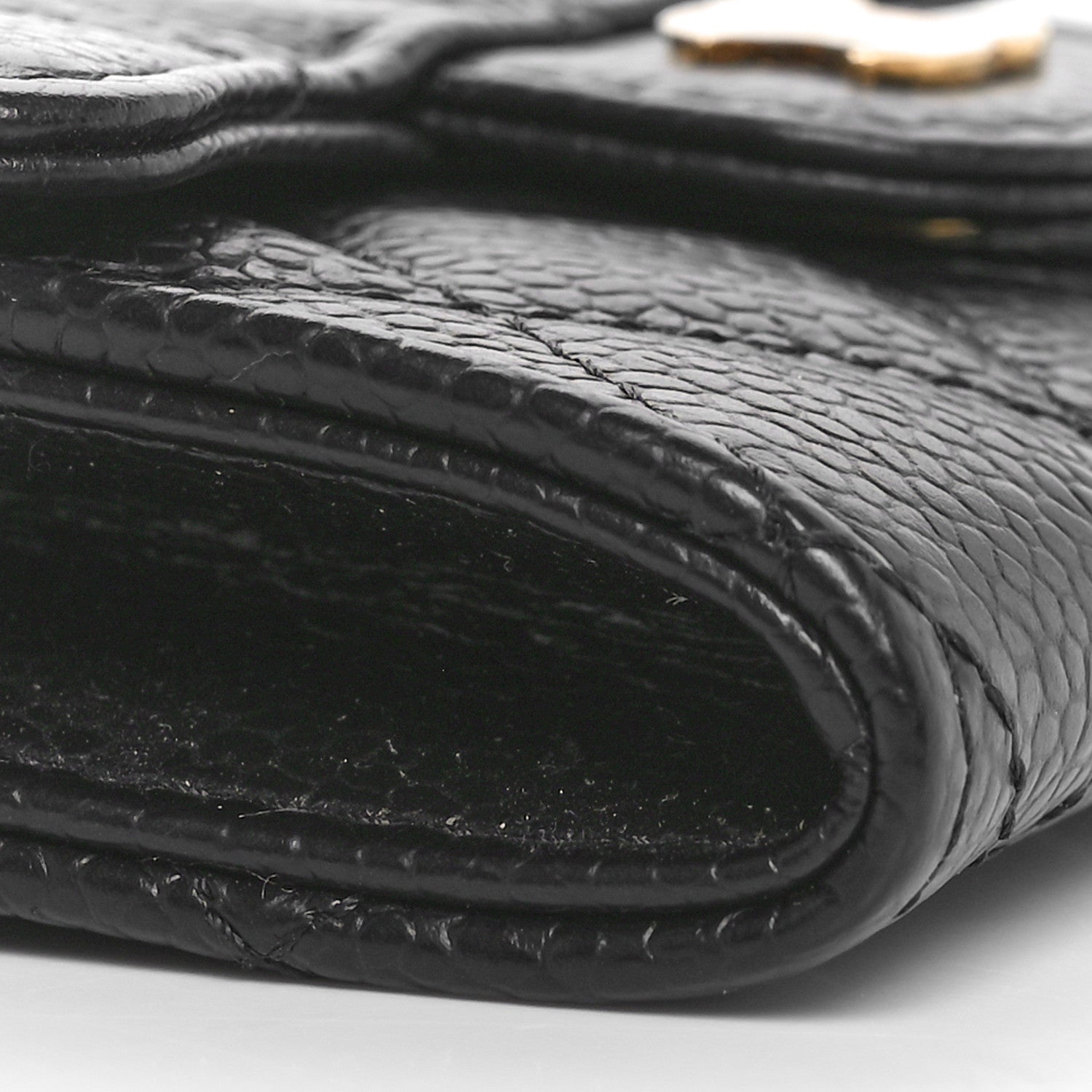 Chanel Caviar Quilted Flap Card Holder Wallet Black 9 of 11