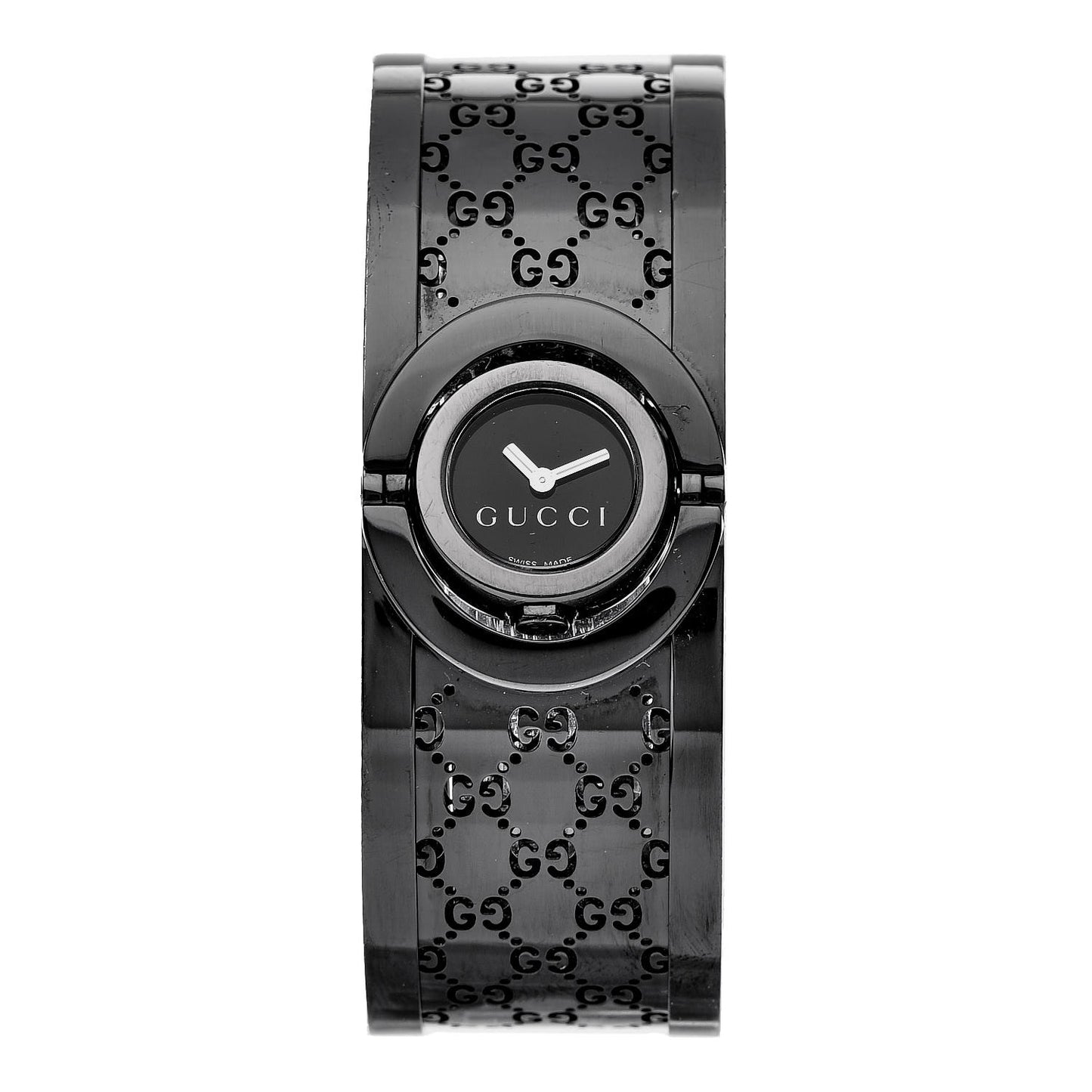 PVD Stainless Steel 23mm Twirl Quartz Watch Black