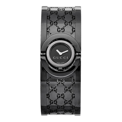 Gucci PVD Stainless Steel 23mm Twirl Quartz Watch Black 1 of 8