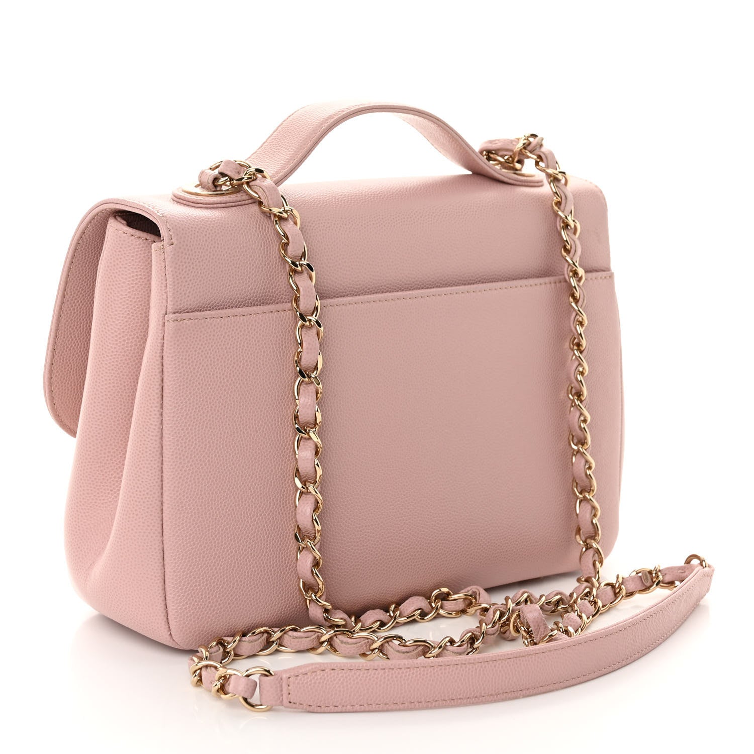 Chanel Caviar Quilted Medium Business Affinity Flap Light Pink 3 of 9
